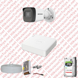 Hikvision 01 Kamera Fullhd Güvenlik Kamerası Seti 500gb Hdd